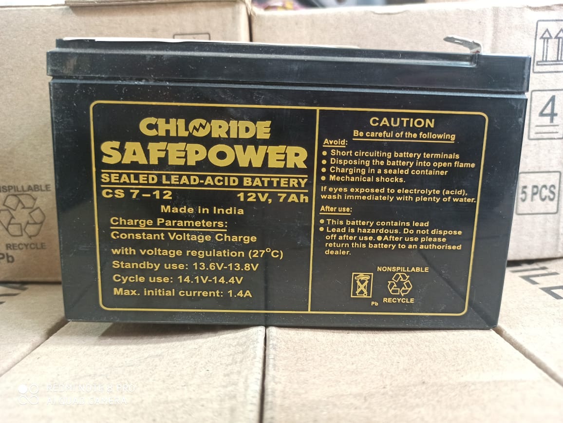 EXIDE CHLORIDE SAFEPOWER CS-7 (7AH)