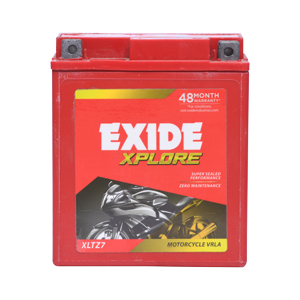 EXIDE XPLORE(XLTZ7) Battery for Two Wheeler